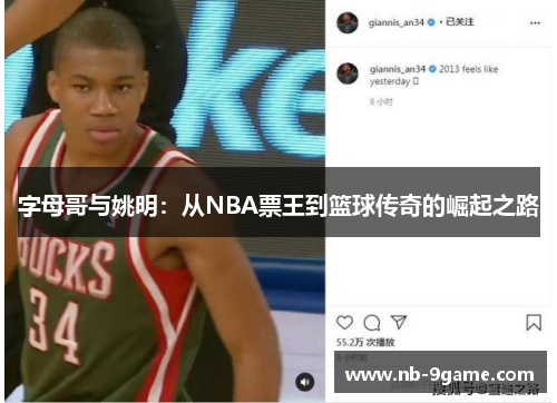 字母哥与姚明:从NBA票王到篮球传奇的崛起之路 字母哥与姚明:从NBA票王到篮球传奇的崛起之路